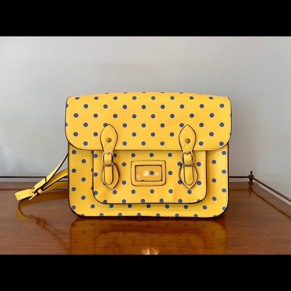 LYDC London Polka-Dot School Satchel